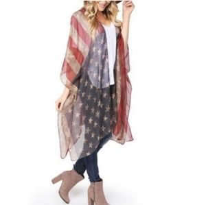 Classic Stars & Stripes Open Front Topper
